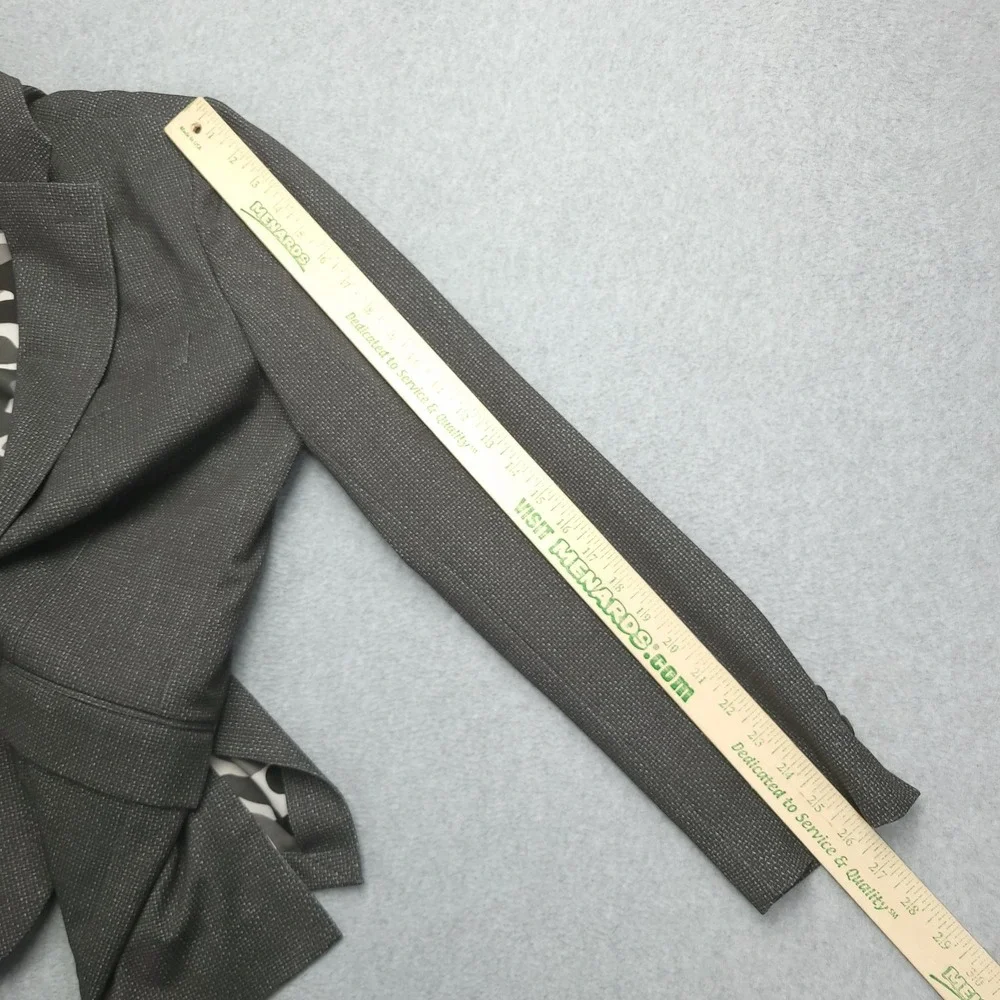 Hammer Made Sport Coat Mens 42 Gray Geometric‎ Camo Lining Stretch Double Vent